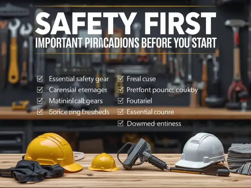 Safety First: Important Precautions Before You Start