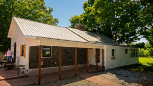 Metal Roofing Installation Cost for a residential home transformation in Mount Vernon Ohio